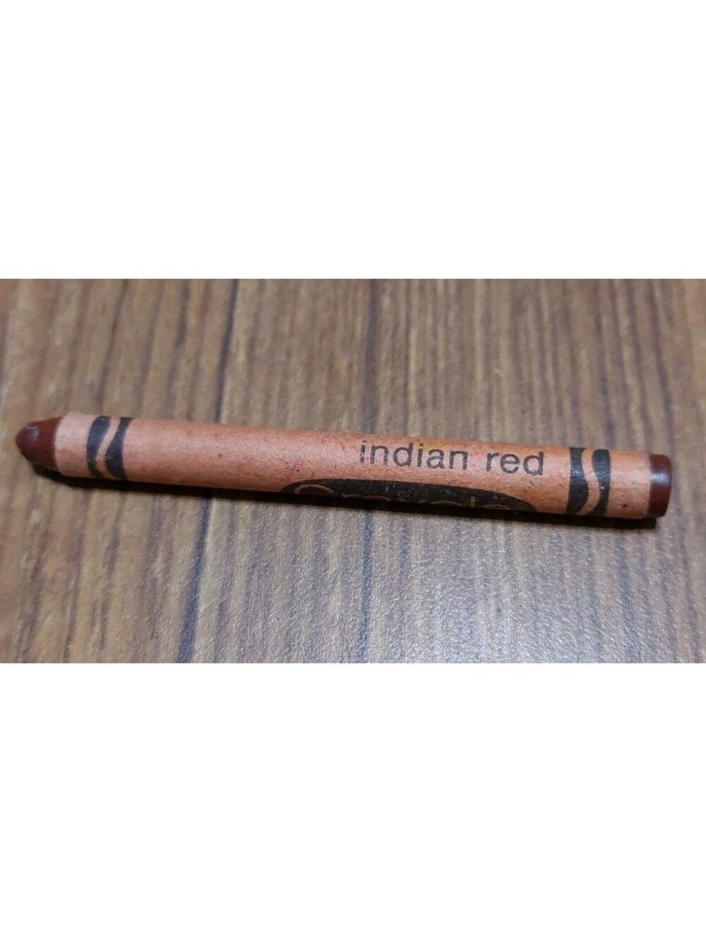 Crayola Crayon Indian Red Binney & Smith Used Vintage